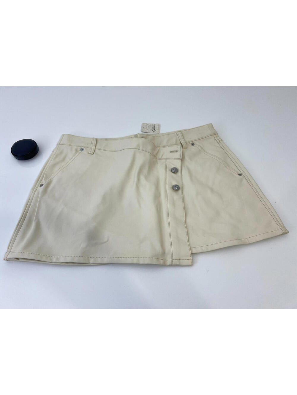 Free People Wynne Vegan Skirt Women's Skirt Bone, Viscose, Size 31